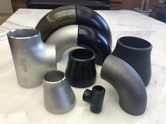 품질  45D 90D 180D Carbon Steel Butt Welded Pipe Fittings ASME B16.9 B16.28 A234WPB 공장
