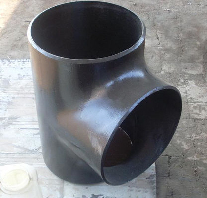 ANSI B16.9 ASTM A234WPB 탄소강 똑같은 Tee 3 5 10 &quot; 직류 전기로 자극된 리듀싱 티