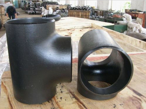 ANSI B16.9 ASTM A234WPB 탄소강 똑같은 Tee 3 5 10 &quot; 직류 전기로 자극된 리듀싱 티