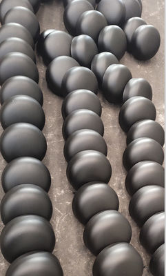 맞대기 용접된 이음새가 없는 Hdg 탄소 강관 모자 검정 색깔 2mm-25mm