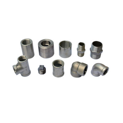 90DEG 45DEG 안출된 사람을 밀치고 나가는 힘 ASME B16.11 팔꿈치 캡 Tee 3000LB 나선부 SW