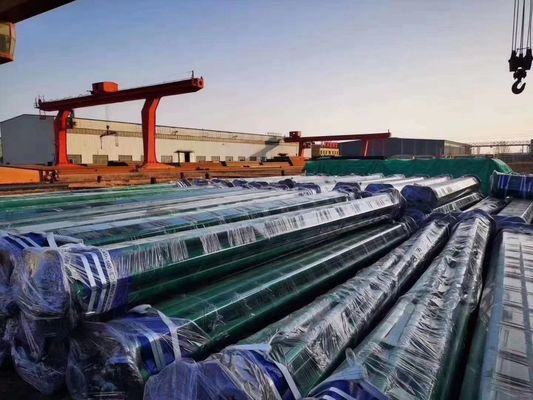 흑강관을 페인트를 칠하는 탄소강 이음새가 없는 ASTM A106 ASME B36.1 SCH40 SCH80