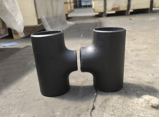 두께 2MM ~ 100MM 블랙 파이프 감소 티 SCH40 SCH80 SCH160