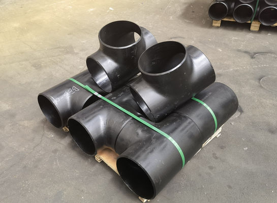 두께 2MM ~ 100MM 블랙 파이프 감소 티 SCH40 SCH80 SCH160