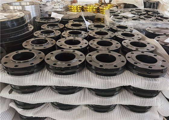 Ansi B16.5 B16.47 A는 웰드 목 스드 겹치는 결합 블라인드 RF Astm A105N 플랜지를 밟고 미끄러져 넘어집니다