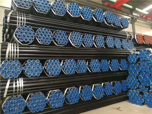 ASTM B36.10 이음매 없는 관 탄소강 API5L A106 GRB A53 SS304 SS316 SS321 5.8M 6M