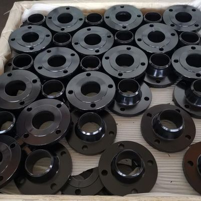 단조 플랜지 ANSI B16.5 ASME B16.47 ASTM A105 150 파운드 300 LBS 흑색 도장